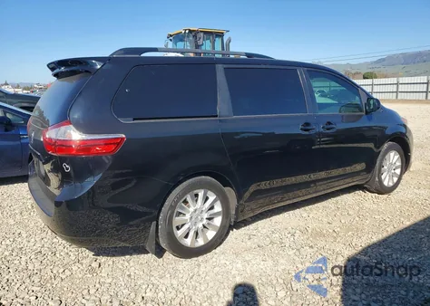 2015 Toyota Sienna Le из США, поврежденный, VIN 5TDJK3DC7FS101207